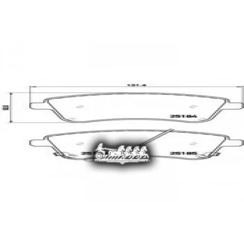 Колодки Тормозные Kia Venga 10- 1.4-1.6 Перед. Brembo 