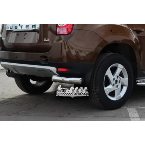 Защита Задняя Уголки D76,Renault Duster 2012-> (Только 4X4 )Шт Autofamily 