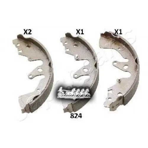 Колодки Тормозные Suzuki Grand Vitara 05- Барабан. Japanparts 