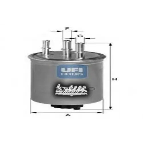 Фильтр Топливный Ford/Hyundai/Kia/Ssangyong Diesel UFI 24.445.00