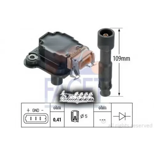 Катушка Зажигания Facet 9.6254
