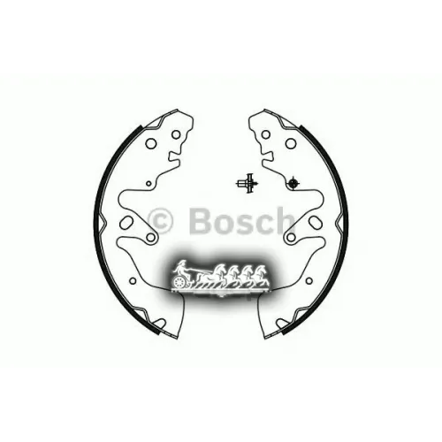 Колодки Тормозные Suzuki Grand Vitara 05- Барабанные Bosch 