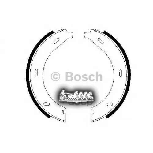 Колодки Стояночного Тормоза Mb Vito 96-03 Бараб. Bosch 