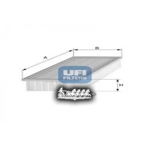 Фильтр Воздушный Vag 80/100/A6/Golf 3/Passat -97 1.6-2.8 UFI 