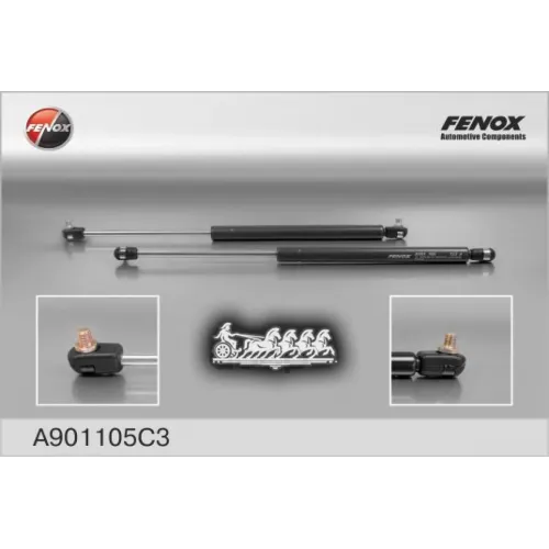 Амортизатор Кр. Багажника Lada 2112/2172 Priora Еврокрепление Усиленный FENOX 