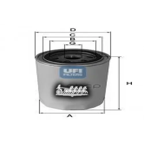 Фильтр Масляный Hyundai/Mitsubishi UFI 23.237.00