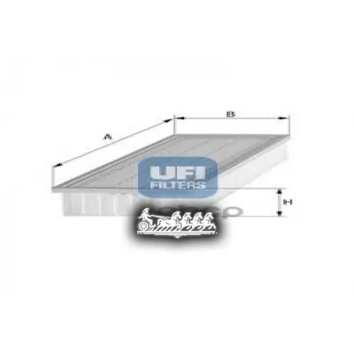 Фильтр Воздушный Vag A3/Octavia/Yeti/Golf 6/Passat 7/Tiguan 04- 1.4/2.0Tsi/1.9/2.0Tdi UFI 