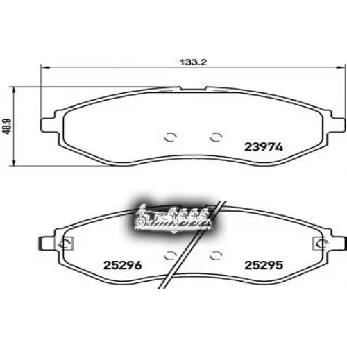 Колодки Тормозные Chevrolet Aveo 08- Перед. Brembo 