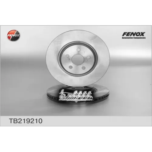 Диск Тормозной Toyota Avensis 03- Перед.вент. FENOX 
