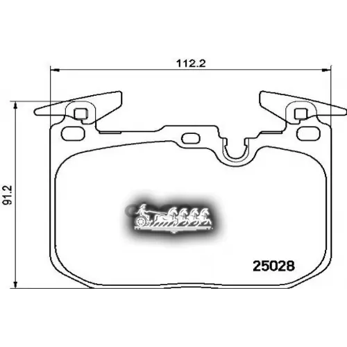 Колодки Тормозные Bmw 3 (F30/F31)/ 1 (F20/F21) 11- 1.5-3.0 Перед. Brembo 
