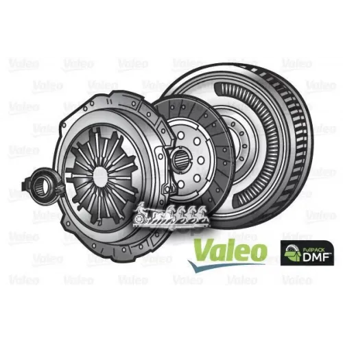 Сцепление Компл. Vag Octavia/Superb/Caddy/Golf 5/Jetta 3/Passat 03- 1.9-2.0 Diesel С Маховиком Valeo 