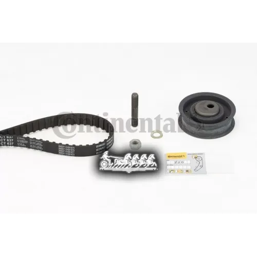 Комплект Ремня Грм Vag 100/80/Golf 2/Jetta 2/Passat -98 1.6-1.8 Continental 