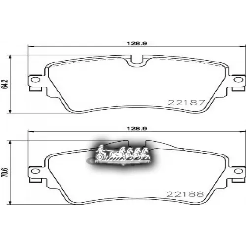 Колодки Тормозные Bmw/Mini 2(F45)/Cooper S 13- Перед.(Торм.сист.lucas) Brembo 