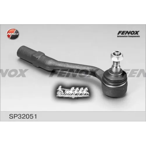 Наконечник Р/Т Citroen C2/C3/Peugeot 1007 05- Прав. FENOX 