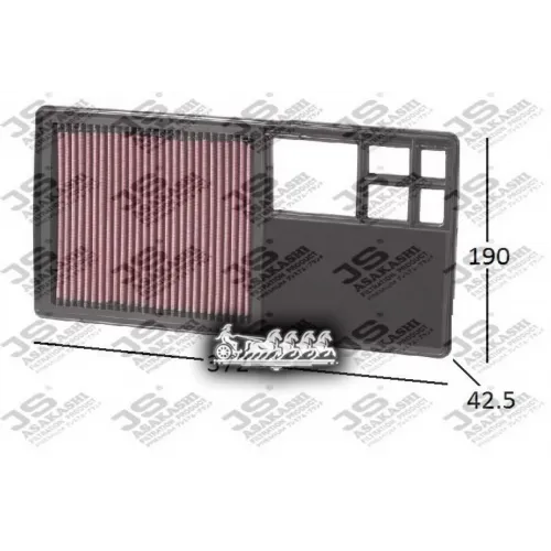 Фильтр Воздушный Vag Polo Sedan/G5/Fabia 1.4-1.6 05- JS Asakashi 