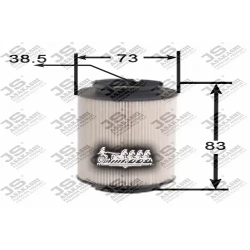 Фильтр Топливный Vw Touran/Caddy -10 1.9/2.0 JS Asakashi 