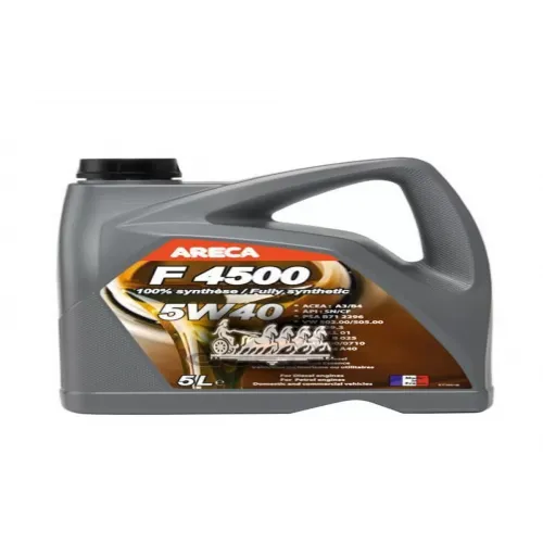 Areca Areca F4500 Essence 5W40 Sn/Cf A3/B4 Масло Моторное Синт. (5L)