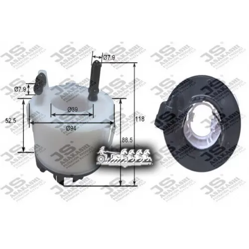 Фильтр Топл.kia Sportage 2.0 2010 =>, Hyundai Tucson 2.4 2010 - 2013 JS Asakashi 