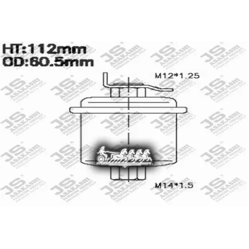 Фильтр Топл.honda Cr-V 2.0 2002-2006 JS Asakashi 