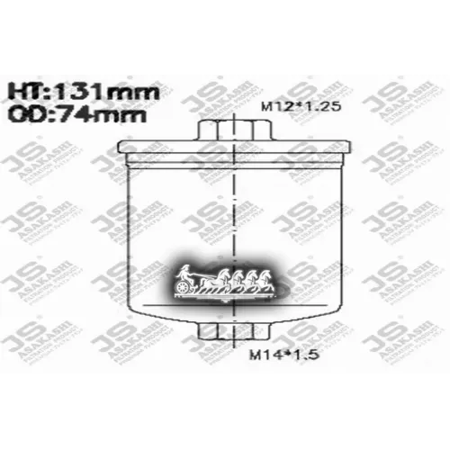Фильтр Топливный Vag A6 -97 JS Asakashi 