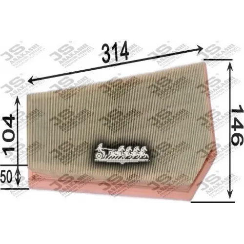 Фильтр Возд.mercedes E200-250/C180-250 W212/W204 JS Asakashi 
