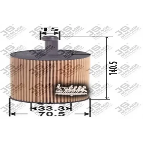 Фильтр Масляный Vw Tiguan 08- 2.0 JS Asakashi 