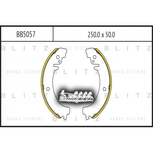 Колодки Тормозные Lada 2101-2107/2121 Задн. Blitz 