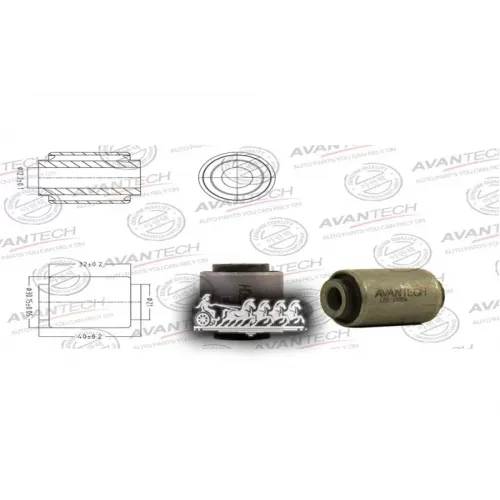 Сайлентблок Задней Цапфы Nissan Skyline/Cedric/Gloria/Laurel/ Stagea/Bassara 4Шт. -04 AVANTECH 