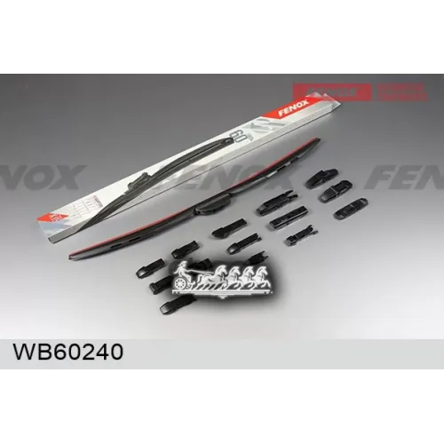 Щетка Стеклоочистителя 60 См (24&rsquo;&rsquo;)/Гибридная FENOX 