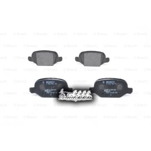Колодки Тормозные Fiat 500/Punto/Panda 99- Задн. Bosch 