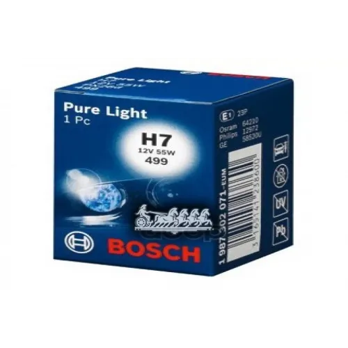 Лампа Pure Light H7 12V 55W (Картон) (1 Шт) Bosch 