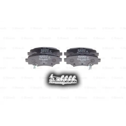 Колодки Тормозные Mazda 3 13- Задн. Bosch 