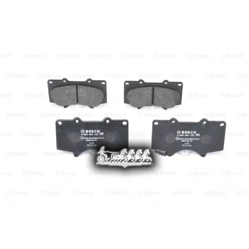 Колодки Тормозные Toyota/Mitsubishi Land Cruiser 120/150/Pajero 06- Перед. Bosch 