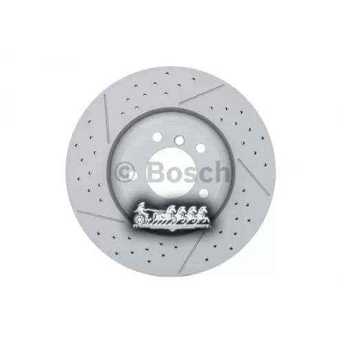 Диск Тормозной Bmw 3(E90) 04- Перед.вент.d 338Мм. Bosch 