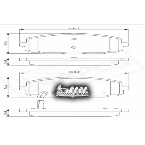 Колодки Тормозные Hyun/Kia I10/Picanto 04- Передн. BAPCO 
