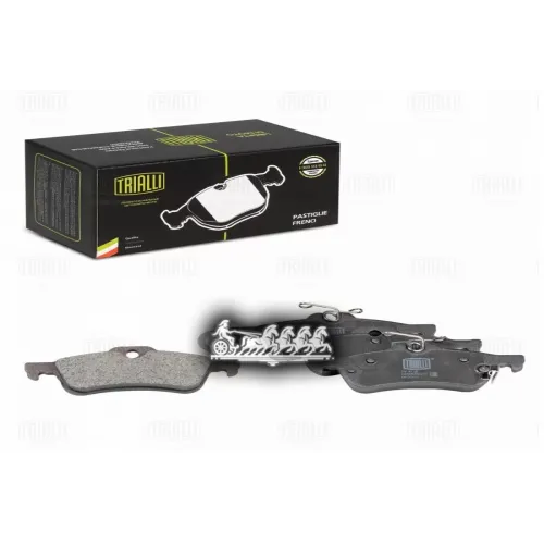 Колодки Тормозные Toyota Yaris 05-/Daihatsu Charade 11- Диск. Задн. Trialli 