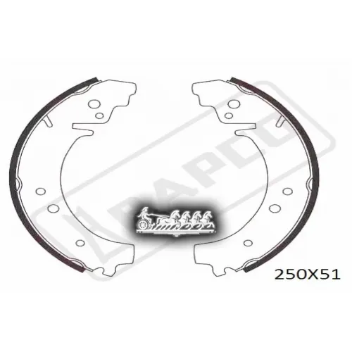 Колодки Тормозные Lada 2101-07 Задн. BAPCO 