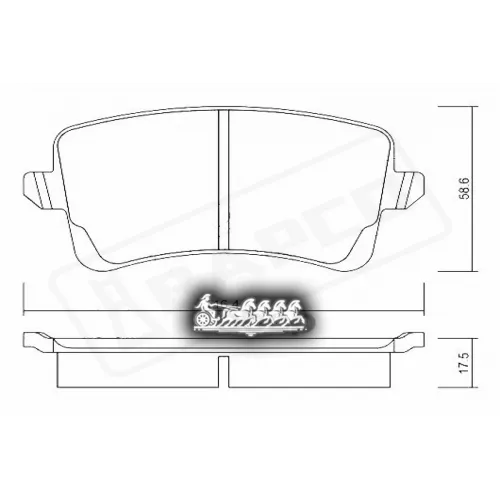 Колодки Тормозные Vag A4/A5/Q5 08- Задн. BAPCO 