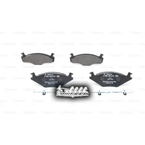 Колодки Тормозные Vw Golf 2/Jetta/Passat -97 Перед. Bosch 
