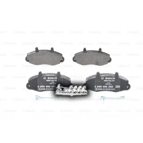 Колодки Тормозные Ford Transit 91-00 Перед. Bosch 