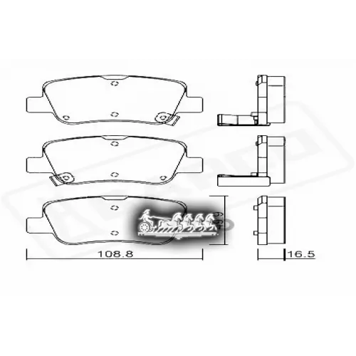 Колодки Тормозные Toyota Avensis 09- Задн. BAPCO 