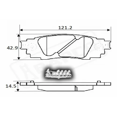 Колодки Тормозные Toyota/Lexus Avalon V/Camry (Xv70)/Rx Iv 15- Задн. BAPCO 