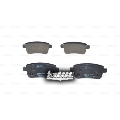 Колодки Тормозные Renault Megane/Scenic 09- Задн. С Элек. Стоян. Тормозом Bosch 