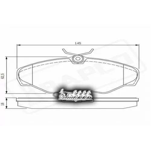 Колодки Тормозные Renault/Nissan Avantime/Espace Iii/Interstar/Primastar -06 Перед. BAPCO 
