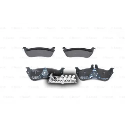 Колодки Тормозные Mb W163 -05 Задн. Bosch 