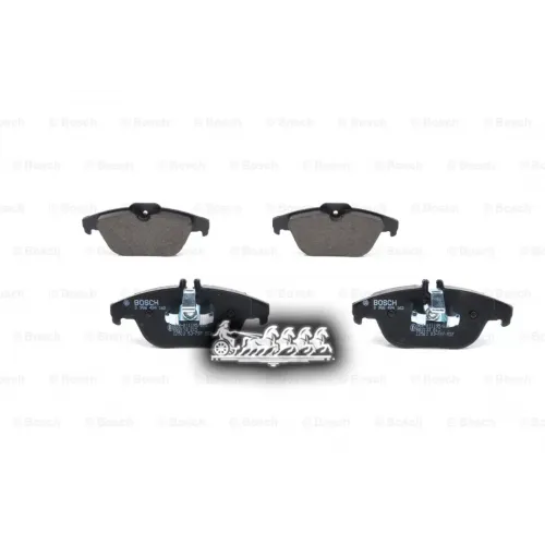 Колодки Тормозные Mb W204/S204 07- Задн. Bosch 
