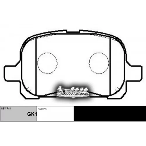 Gk1032 Колодки Тормозные Toyota CTR 