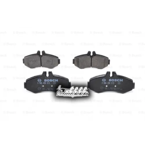 Колодки Тормозные Mb Vito 96-03 Перед. Bosch 