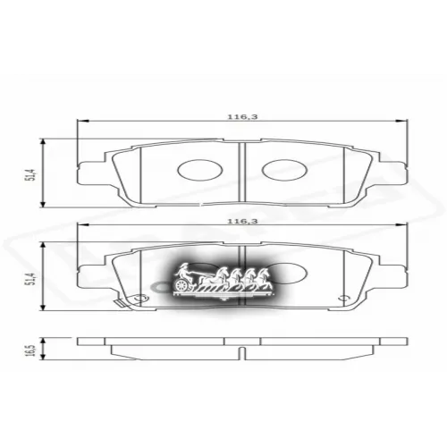 Колодки Тормозные Toyota Corolla/Prius/Yaris 99- Перед. BAPCO 