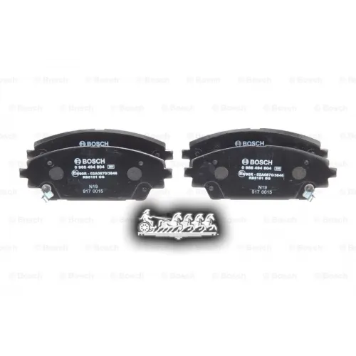 Колодки Тормозные Mazda 3 13- Перед. Bosch 